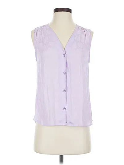 Pre-owned Cabi Sleeveless Blouse In Purple