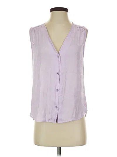 Pre-owned Cabi Sleeveless Blouse In Purple
