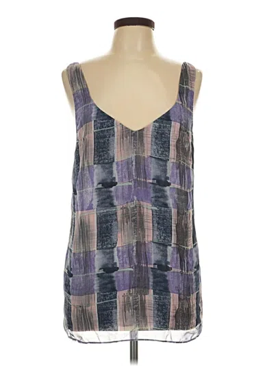 Pre-owned Cabi Sleeveless Blouse In Purple