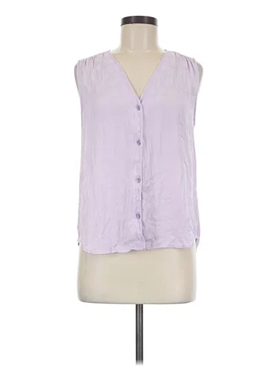 Pre-owned Cabi Sleeveless Blouse In Purple