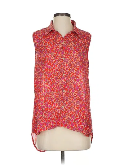 Pre-owned Cabi Sleeveless Blouse In Red