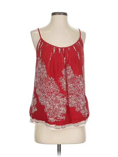 Pre-owned Cabi Sleeveless Blouse In Red