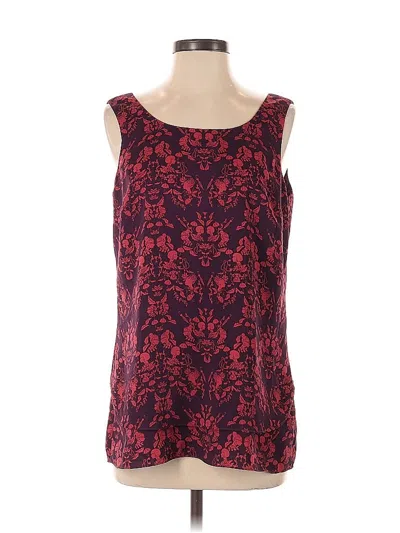 Pre-owned Cabi Sleeveless Blouse In Red