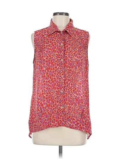 Pre-owned Cabi Sleeveless Blouse In Red