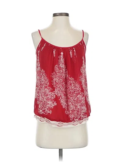 Pre-owned Cabi Sleeveless Blouse In Red