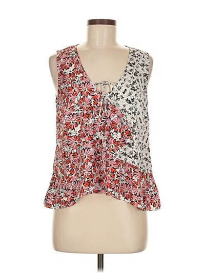 Pre-owned Cabi Sleeveless Blouse In Red
