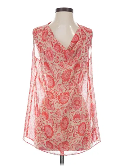 Pre-owned Cabi Sleeveless Blouse In Red
