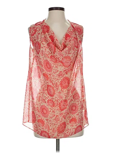 Pre-owned Cabi Sleeveless Blouse In Red