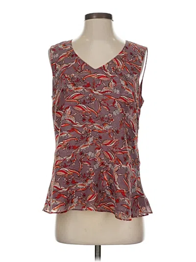 Pre-owned Cabi Sleeveless Blouse In Red