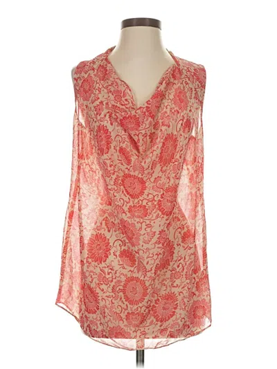 Pre-owned Cabi Sleeveless Blouse In Red