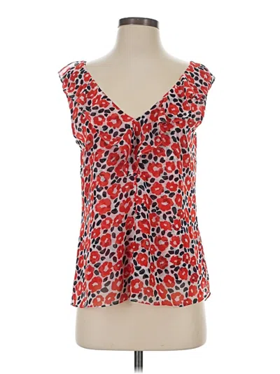 Pre-owned Cabi Sleeveless Blouse In Red