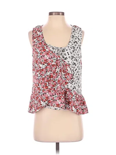 Pre-owned Cabi Sleeveless Blouse In Red