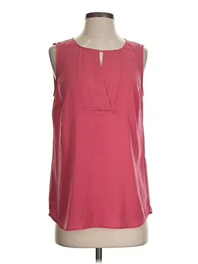 Pre-owned Cabi Sleeveless Blouse In Red