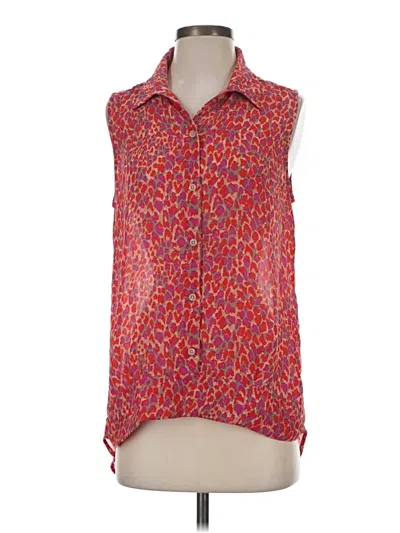 Pre-owned Cabi Sleeveless Blouse In Red