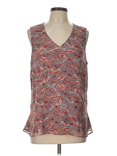 Pre-owned Cabi Sleeveless Blouse In Red
