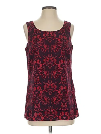 Pre-owned Cabi Sleeveless Blouse In Red