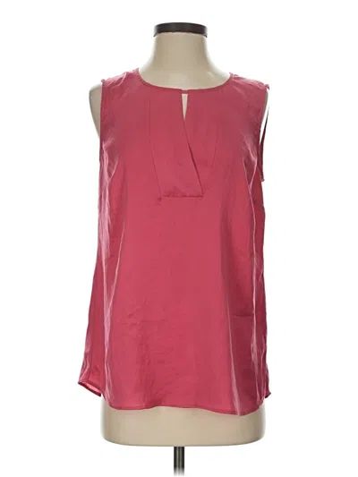 Pre-owned Cabi Sleeveless Blouse In Red