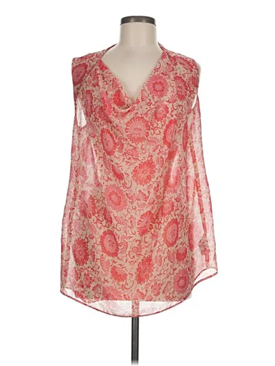 Pre-owned Cabi Sleeveless Blouse In Red