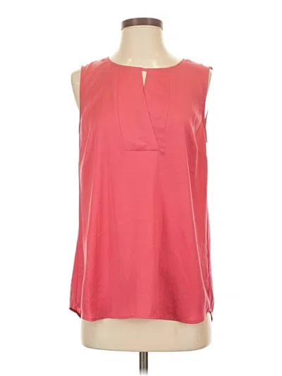 Pre-owned Cabi Sleeveless Blouse In Red