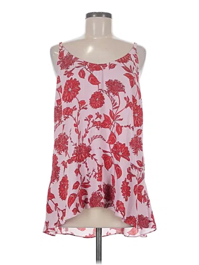 Pre-owned Cabi Sleeveless Blouse In Red