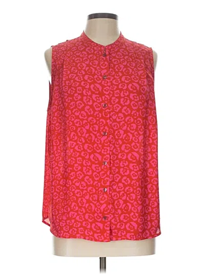 Pre-owned Cabi Sleeveless Blouse In Red