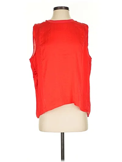 Pre-owned Cabi Sleeveless Blouse In Red