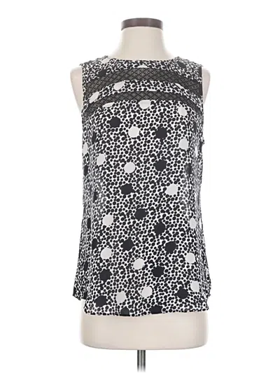 Pre-owned Cabi Sleeveless Blouse In Silver