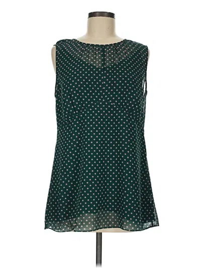 Pre-owned Cabi Sleeveless Blouse In Teal