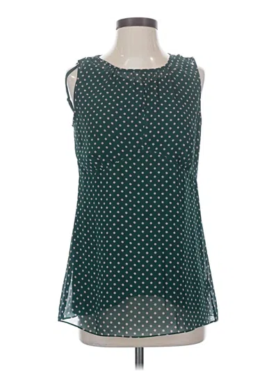 Pre-owned Cabi Sleeveless Blouse In Teal