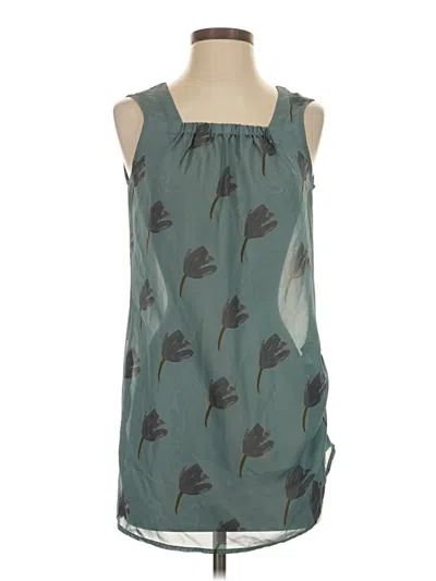 Pre-owned Cabi Sleeveless Blouse In Teal