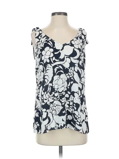 Pre-owned Cabi Sleeveless Blouse In White