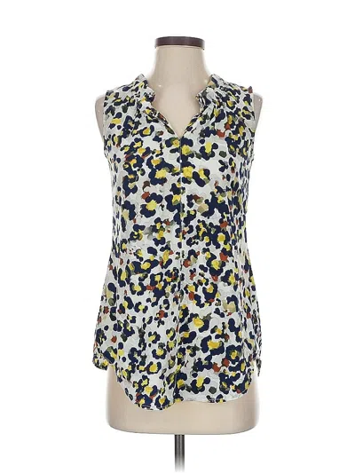 Pre-owned Cabi Sleeveless Blouse In Yellow