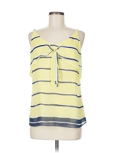 Pre-owned Cabi Sleeveless Blouse In Yellow