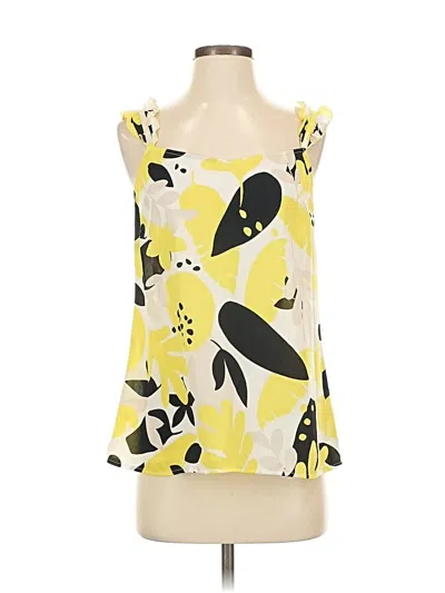 Pre-owned Cabi Sleeveless Blouse In Yellow
