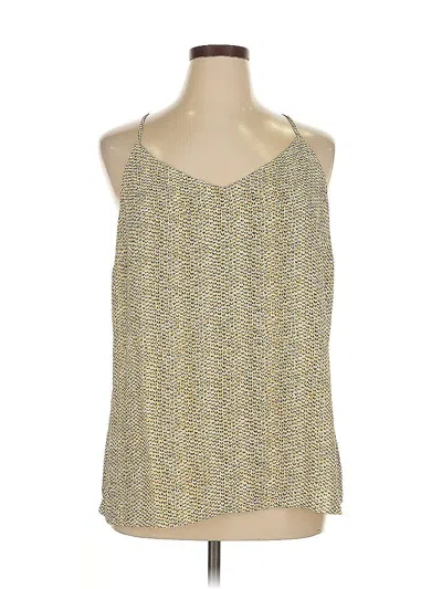 Pre-owned Cabi Sleeveless Blouse In Yellow