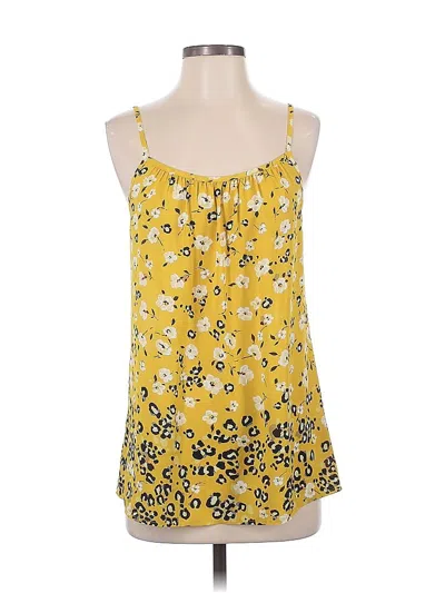 Pre-owned Cabi Sleeveless Blouse In Yellow