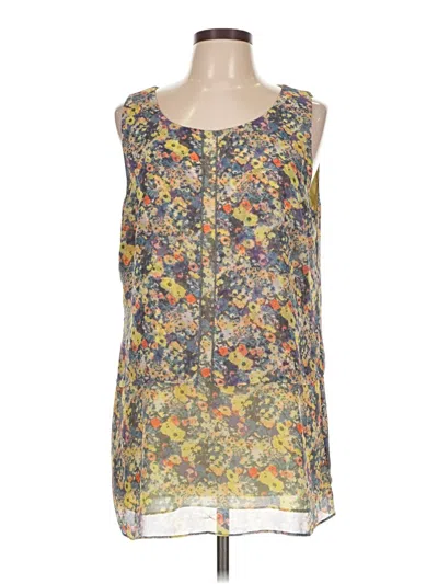 Pre-owned Cabi Sleeveless Blouse In Yellow