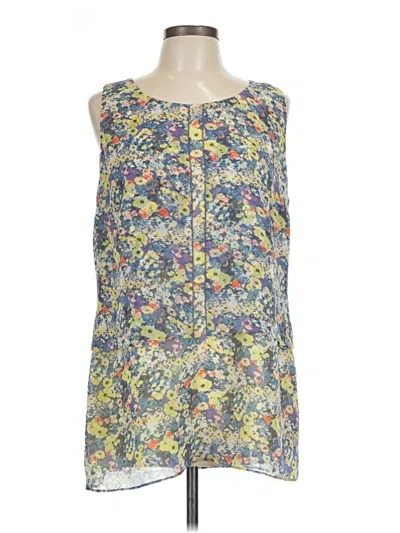 Pre-owned Cabi Sleeveless Blouse In Yellow