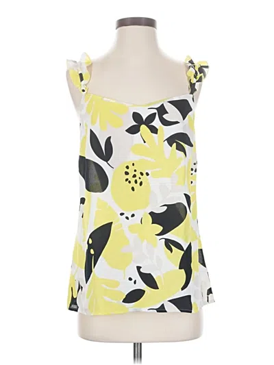 Pre-owned Cabi Sleeveless Blouse In Yellow