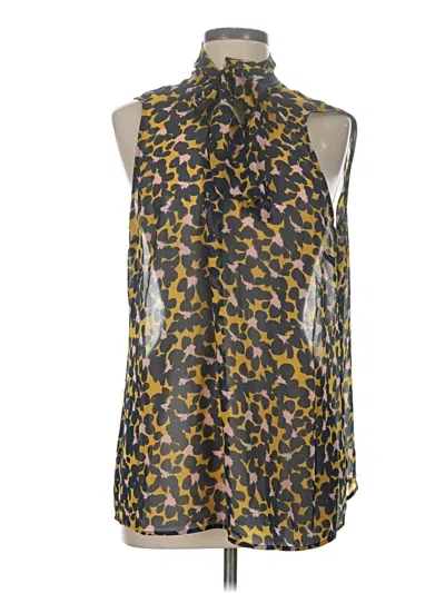 Pre-owned Cabi Sleeveless Blouse In Yellow