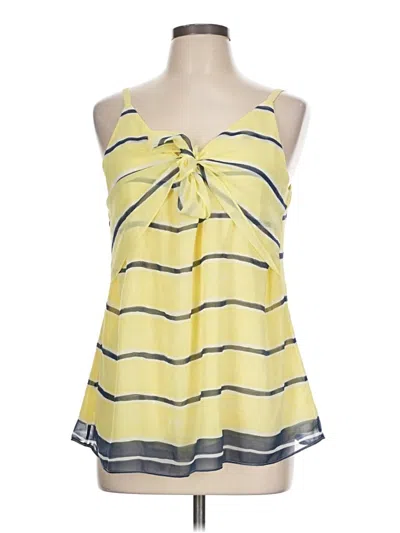 Pre-owned Cabi Sleeveless Blouse In Yellow
