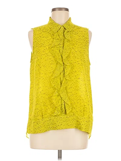 Pre-owned Cabi Sleeveless Blouse In Yellow
