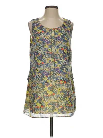 Pre-owned Cabi Sleeveless Blouse In Yellow