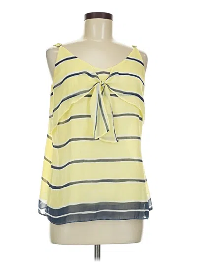 Pre-owned Cabi Sleeveless Blouse In Yellow
