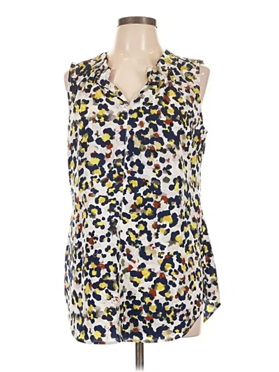 Pre-owned Cabi Sleeveless Blouse In Yellow