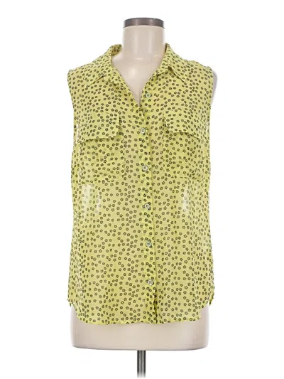 Pre-owned Cabi Sleeveless Blouse In Yellow