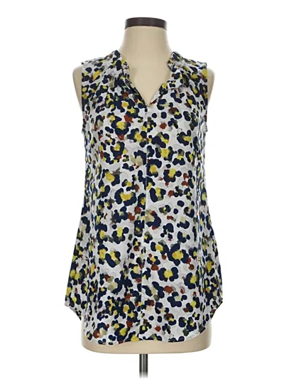 Pre-owned Cabi Sleeveless Blouse In Yellow