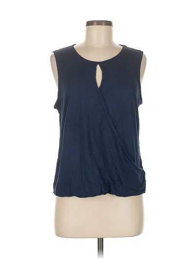 Pre-owned Cabi Sleeveless T-shirt In Blue