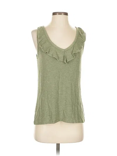 Pre-owned Cabi Sleeveless T-shirt In Green