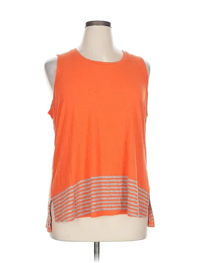 Pre-owned Cabi Sleeveless T-shirt In Orange